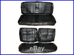 PG Classic 7708-BEN-100 1969 Roadrunner Satellite Bench Seat Cover Set(Black)