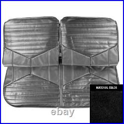 PUI 1970 Oldmobile Cutlass /S Black Front Bench Seat Cover 70CS10B2