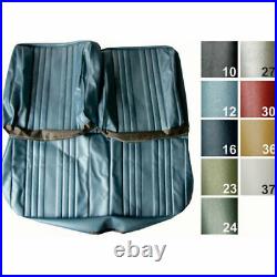 PUI 69AS16B Standard Bench Seat Cover 1969 Chevelle/El Camino Dark Metallic Blue