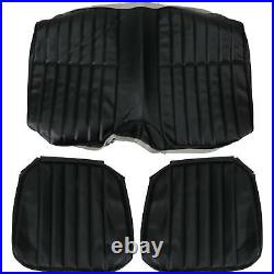 PUI 71FS10C 1971-1973 Camaro Black Rear Seat Upholstery