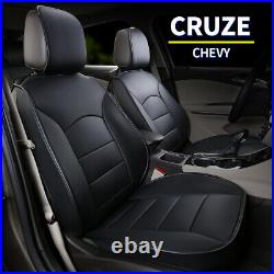 PU Leather Car Seat Covers Full Set Waterproof Seat Cushion Fit Chevrolet Cruze