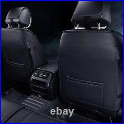 PU Leather Car Seat Covers Full Set Waterproof Seat Cushion Fit Chevrolet Impala