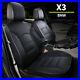 PU Leather Car Seat Covers Full Set Waterproof Universal Cushion Fit BMW-X3