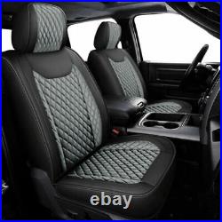 PU Leather Car Seat Covers Set 5-Seats For Dodge Ram 1500 2009-2021 2500 3500 US