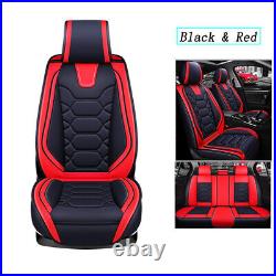 PU Leather Car Seat Covers Universal Full Set Fit for Audi