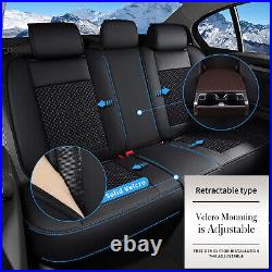 PU Leather For HYUNDAI Kona 2008-2024 Car 5 -Seat Covers Front Rear Cushion Set