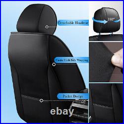 PU Leather For HYUNDAI Kona 2008-2024 Car 5 -Seat Covers Front Rear Cushion Set