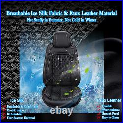 PU Leather For HYUNDAI Kona 2008-2024 Car 5 -Seat Covers Front Rear Cushion Set