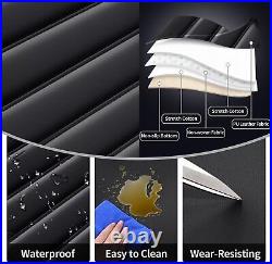PU Leather Full Set Car 5-Seat Covers Cushion Black For Dodge DART 2013-2016