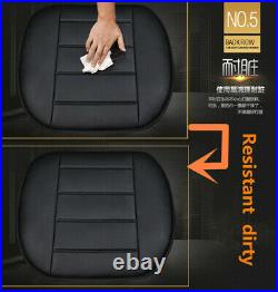 PU Leather Seat Cover Split type Front & Rear Cushion Bench Option All Season