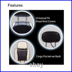 Pair New Universal Sideless Car Truck Front Seat Cover Floor Mats for Dodge