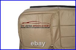 Passenger Side Bench Bottom Leather Seat Cover Tan 01 Ford F250 F350 Lariat