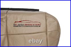 Passenger Side Bench Bottom Leather Seat Cover Tan 01 Ford F250 F350 Lariat