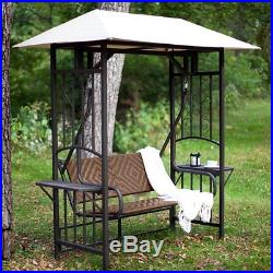Patio Swing Wicker Seat Gazebo Canopy Shade Garden Yard Deck Furniture Cover New