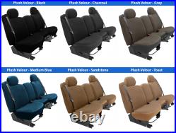 Plush Velour Seat Covers for 2019-2022 Ford F-450 Super Duty
