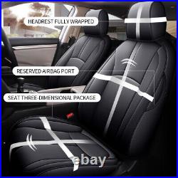 Preferential! Fit HONDA CIVIC 2016-2021 Black 5-Seat Car Seat Cover Waterproof