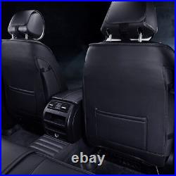 Pu Leather Car Seat Cover Front Rear For Toyota Tacoma Crew Cab 4-Door 2007-2023