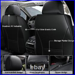 Pu Leather Car Seat Covers Full Set Cushion Grey Pad For Gmc Terrain 2010-2024