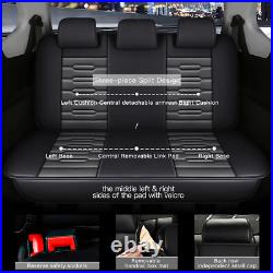 Pu Leather Car Seat Covers Full Set Cushion Grey Pad For Gmc Terrain 2010-2024