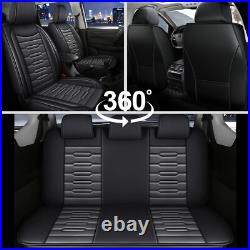 Pu Leather Car Seat Covers Full Set Cushion Grey Pad For Gmc Terrain 2010-2024