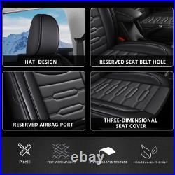 Pu Leather Car Seat Covers Full Set Cushion Grey Pad For Gmc Terrain 2010-2024