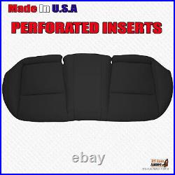Rear Bench Bottom Perforated Leather Cover In Black For 2007 2008 Acura TL Base