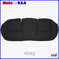 Rear Bench Bottom Perforated Leather Cover In Black For 2007 2008 Acura TL Base