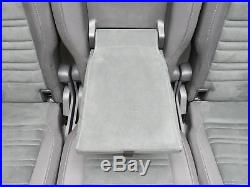 Rear Seat Bench Alcantara 3x Single Cover Second Row Highline Black VW Touran 5T