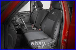 Rough Country GM Neoprene Front and Rear Seat Covers Blk 07-13 1500 11-13 2500