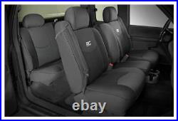 Rough Country Neoprene Front Seat Cover Set-Black, 99-06 Silverado 1500 91013