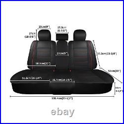 SUV Car Seat Covers Full Set Headrest Leather 5 Seat for Volkswagen Tiguan Jetta