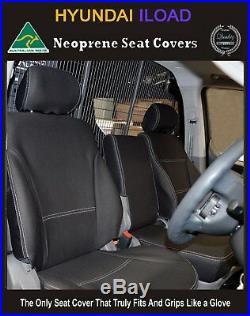 Seat Cover 2008-Now Hyundai iLoad Front Bench Bucket Combo Premium Neoprene