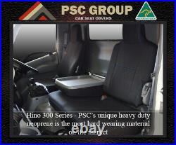 Seat Cover Fits Hino 300 Series FRONT Bucket & Bench Neoprene Waterproof
