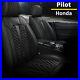 Seat Cover For Honda Pilot 2007-2021 Waterproof Faux Leather Full Set 5 Seats