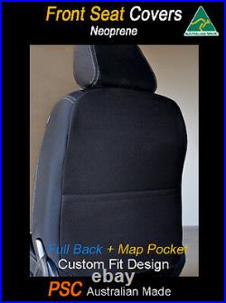 Seat Cover Ford Transit Custom Front Bench Bucket FB + 1 Pocket Premium Neoprene