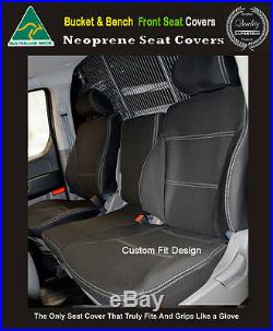 Seat Cover Ford Transit Custom Van Front Bench Bucket Combo Premium Neoprene