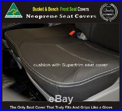 Seat Cover Ford Transit Custom Van Front Bench Bucket Premium Neoprene