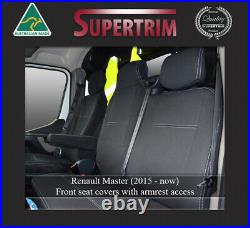 Seat Cover Front Bucket + Bench RENAULT MASTER 100% Waterproof Premium Neoprene