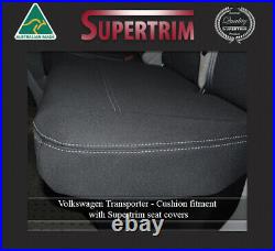 Seat Cover VW Volkswagen Transporter Front Bench Bucket Combo Premium Neoprene