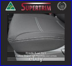 Seat Cover fits Hyundai iLoad (Feb 08 -Now) BUCKET BENCH Front Neoprene