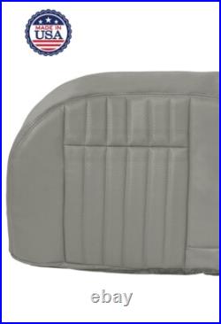 Second Row Bottom Seat Cover Perforated Leather Gray Fits 1994-1996 Chevy Impala
