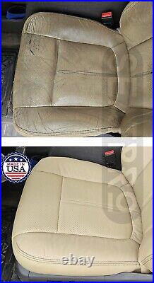 Second Row Bottom Seat Cover Perforated Leather Gray Fits 1994-1996 Chevy Impala