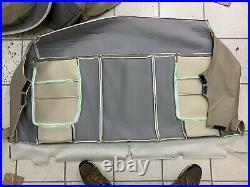 Second Row Full Bench Tan LEATHER Seat Covers For 2002 2003 Ford F250 Lariat