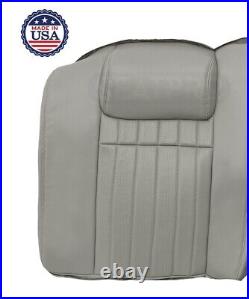 Second Row Top Seat Cover Perforated Viny Gray Fits 1994-1996 Chevy Impala Sedan
