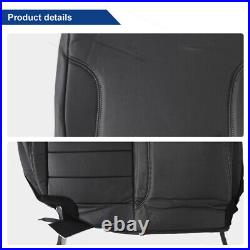 Synthetic Leather Front Rear Seat Cover Set Fits 2008-2010 Jeep Wrangler 4 Door