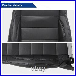 Synthetic Leather Front Rear Seat Cover Set Fits 2008-2010 Jeep Wrangler 4 Door