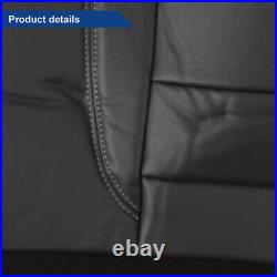 Synthetic Leather Front Rear Seat Cover Set Fits 2008-2010 Jeep Wrangler 4 Door