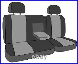 Toyota Prius V 2012-2018 Black NeoSupreme Custom Fit Rear Seat Covers