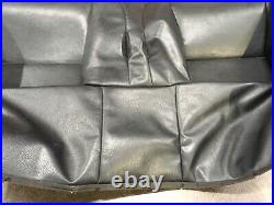 Toyota Supra 1993-1998 OEM Black Leather Rear Seat Cover Very Nice Shape JZA80