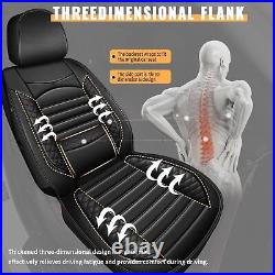 Truck 5-Seat Covers for Ford F-150 Crew Cab 2009-2024 Faux Leather Full Set